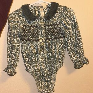 Floral Kids One Piece